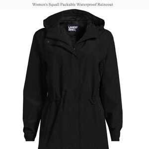 Lands End Women’s Squall Waterproof Raincoat
